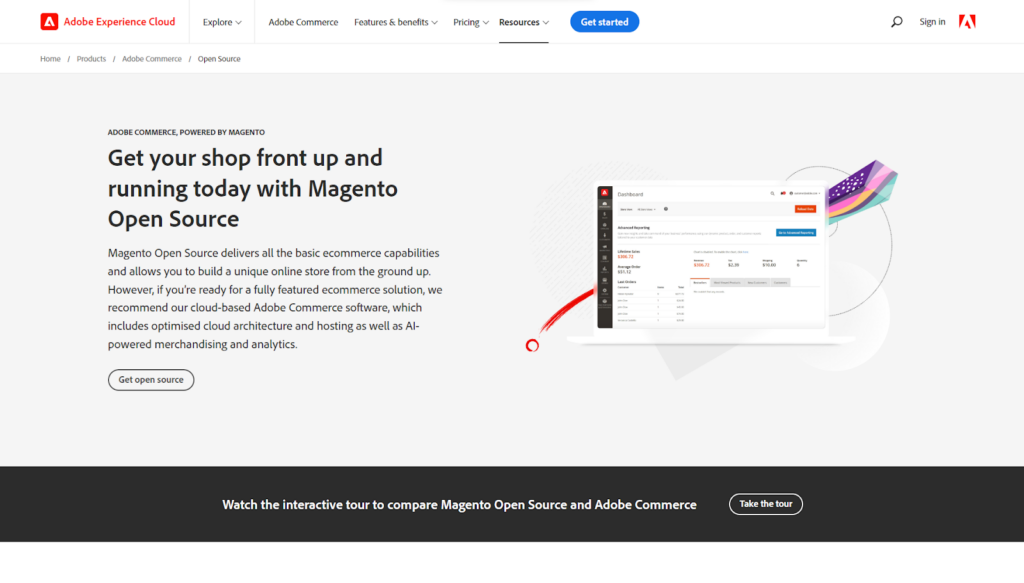Adobe Experience eCommerce platform for small business