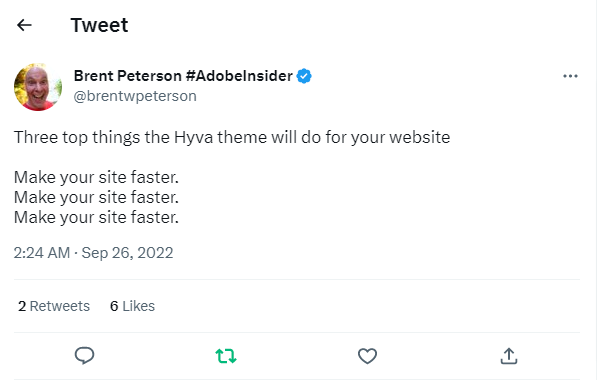 Hyvä theme benefits