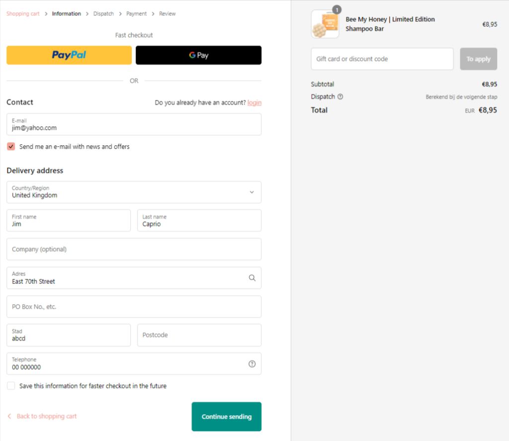 Optimize Checkout Process